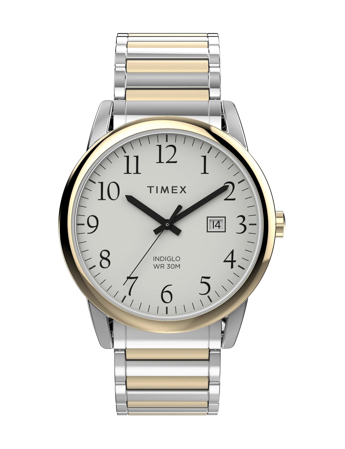Montre Timex TW2W52100 pour hommes bracelet extensible 2 tons